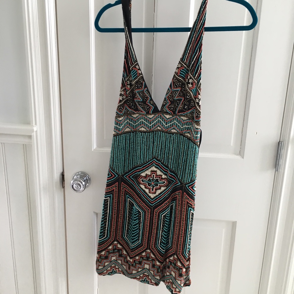 Free people beaded dress NWT